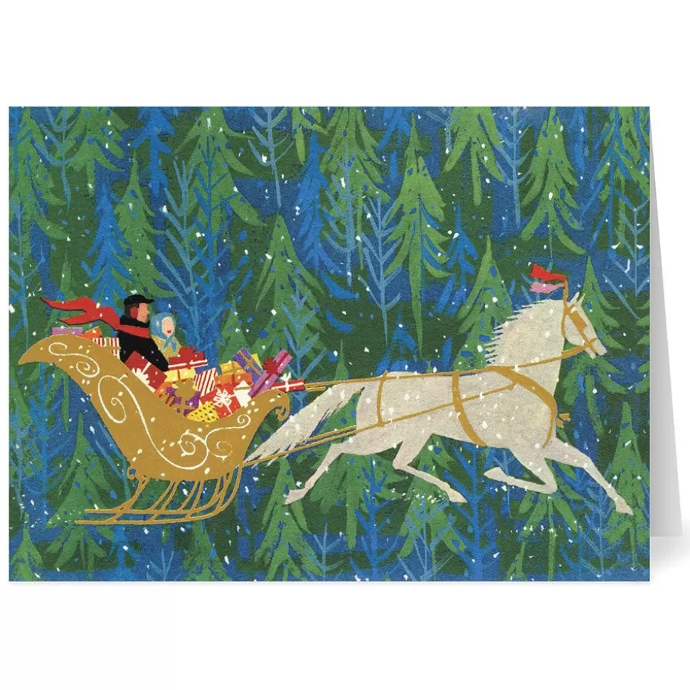 Holiday Cards*The Met Store Tait: Sleigh Ride Through the Forest Holiday Cards
