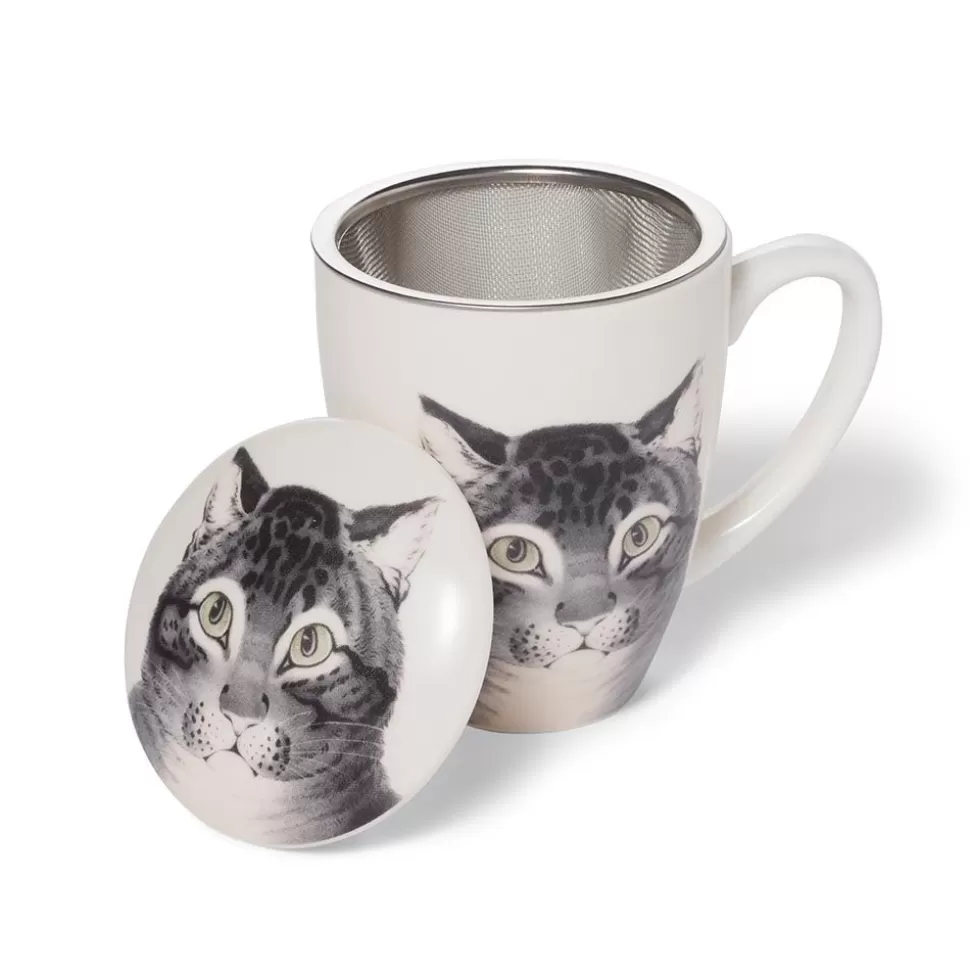 Tableware*The Met Store The Favorite Cat Covered Mug with Tea Infuser