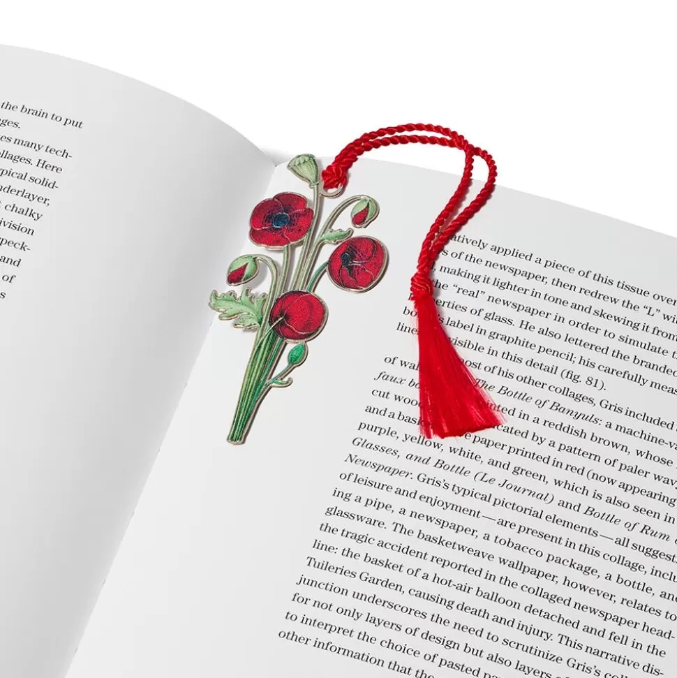 Office*The Met Store The Met Cloisters Garden Poppy Bookmark
