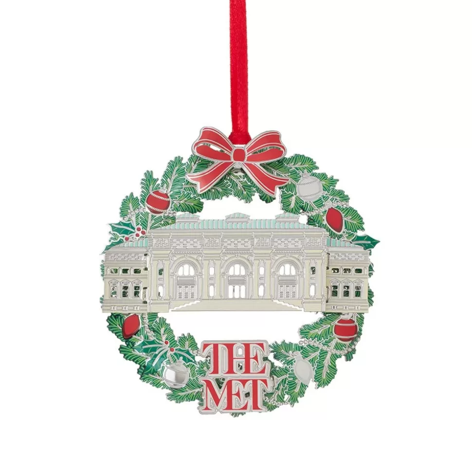 Ornaments*The Met Store The Met Facade Wreath Ornament
