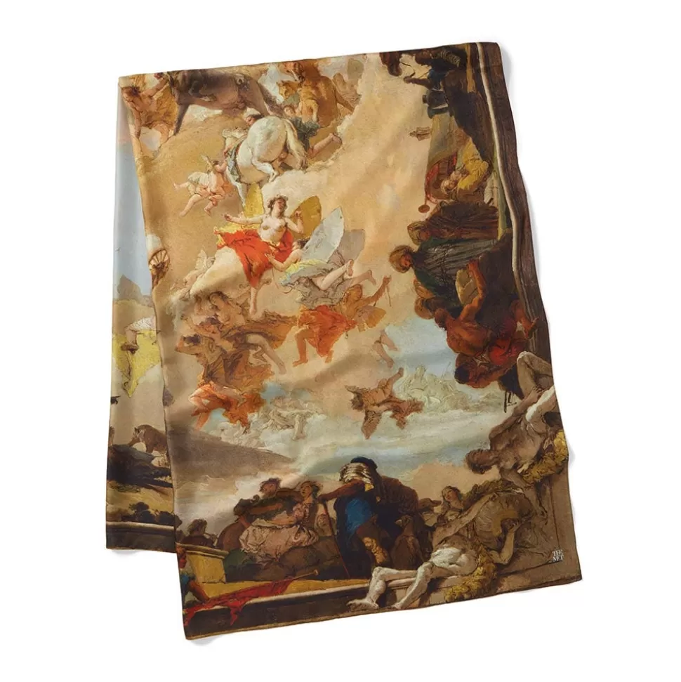 Scarves & Wraps*The Met Store Tiepolo Allegory of the Planets and Continents Oversize Unisex Oblong Silk Scarf