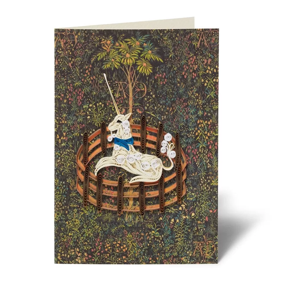 Notecards & Correspondence*The Met Store Unicorn Quilled Card