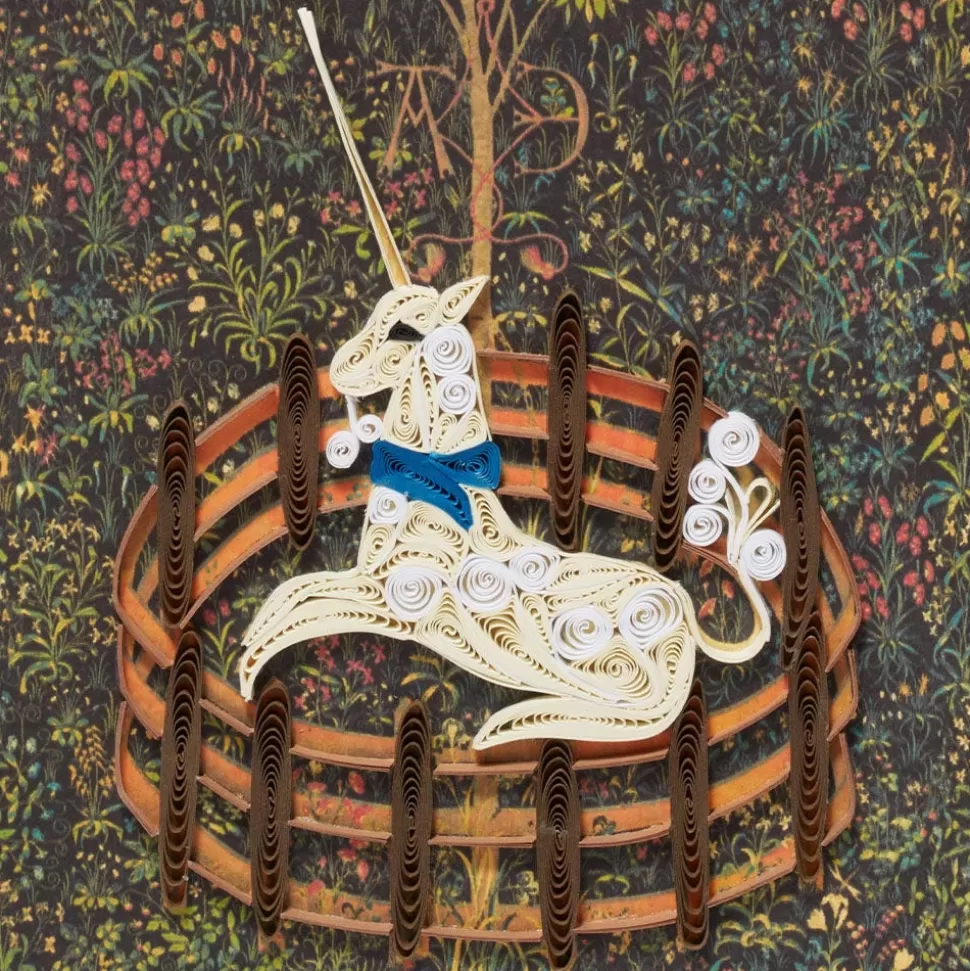 Notecards & Correspondence*The Met Store Unicorn Quilled Card