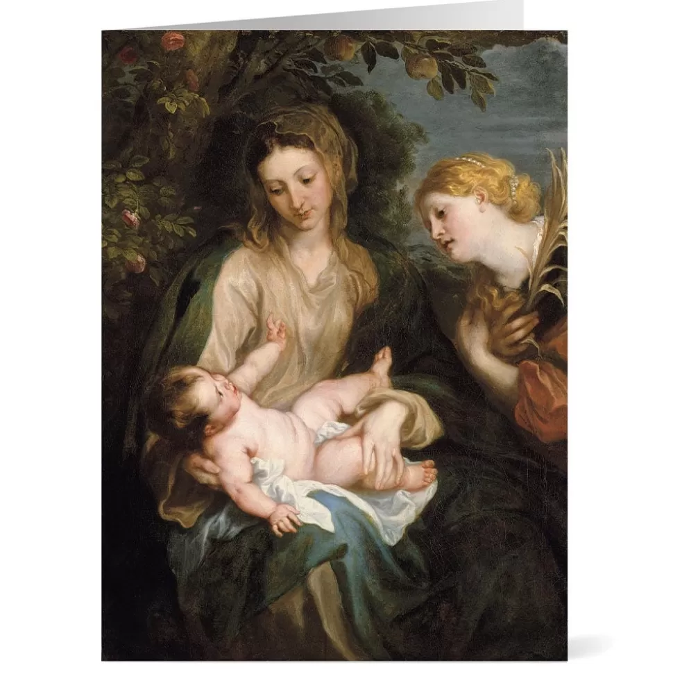 Holiday Cards*The Met Store Van Dyck: Virgin and Child with Saint Catherine of Alexandria Holiday Cards