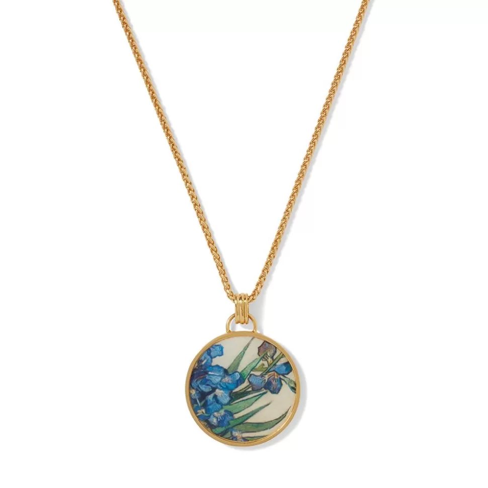 Necklaces*The Met Store Van Gogh Irises Enamel Pendant Necklace