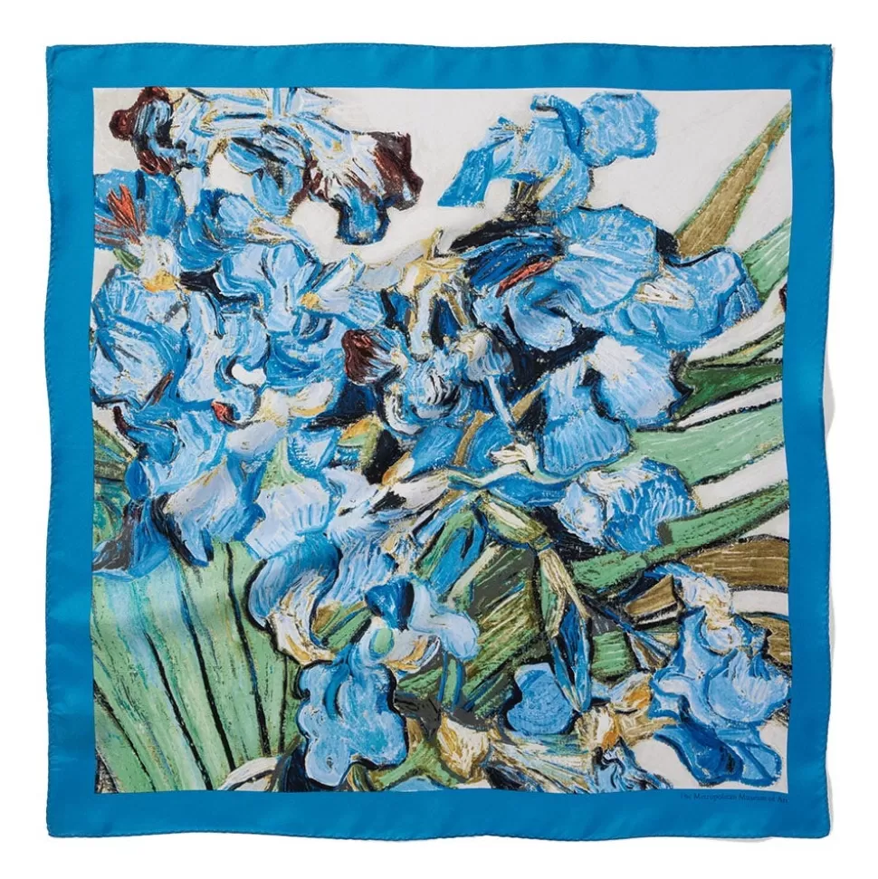 Scarves & Wraps*The Met Store Van Gogh Irises Neckerchief