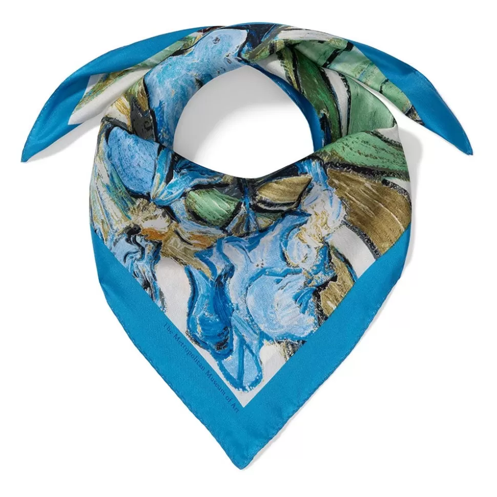 Scarves & Wraps*The Met Store Van Gogh Irises Neckerchief