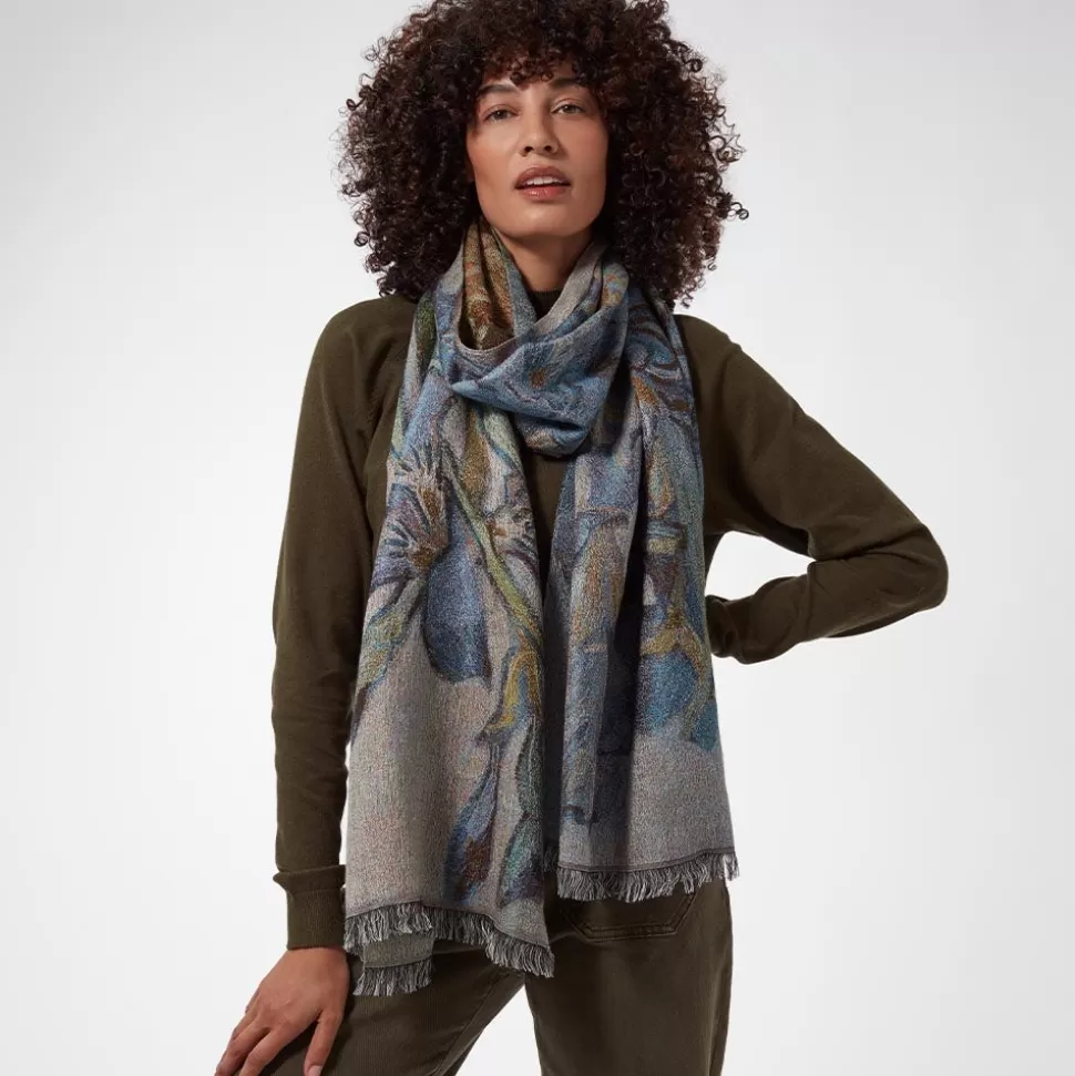 Scarves & Wraps*The Met Store Van Gogh Irises Wool-Blend Shawl