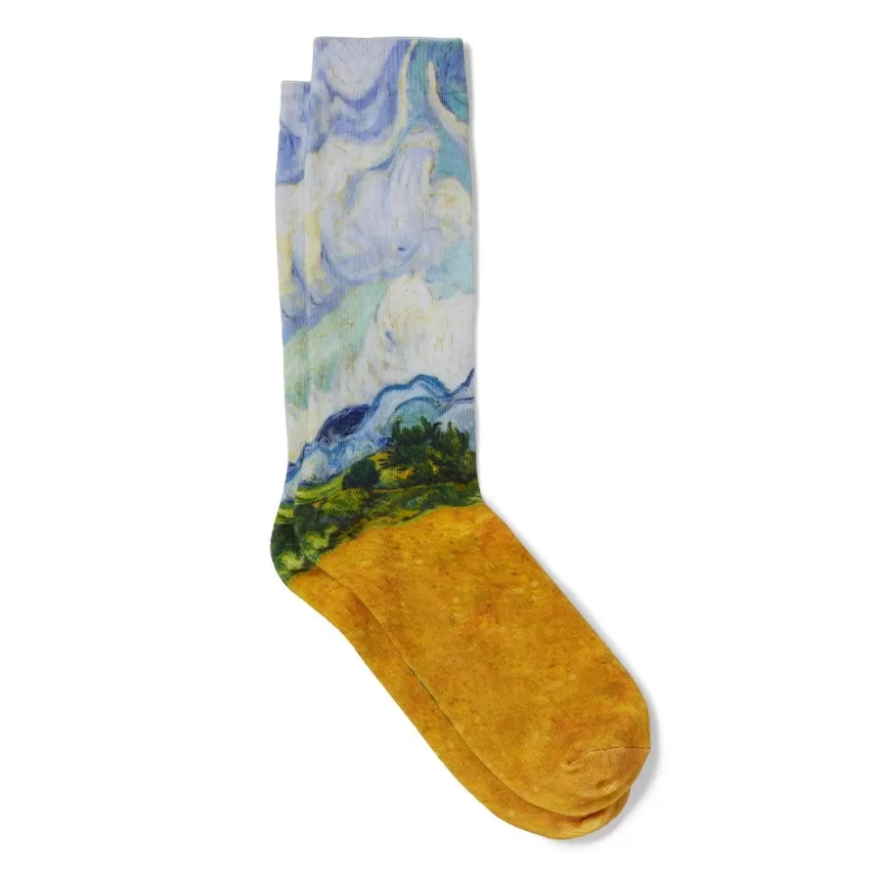 Small Accessories*The Met Store Van Gogh Wheat Field with Cypresses Men's Socks
