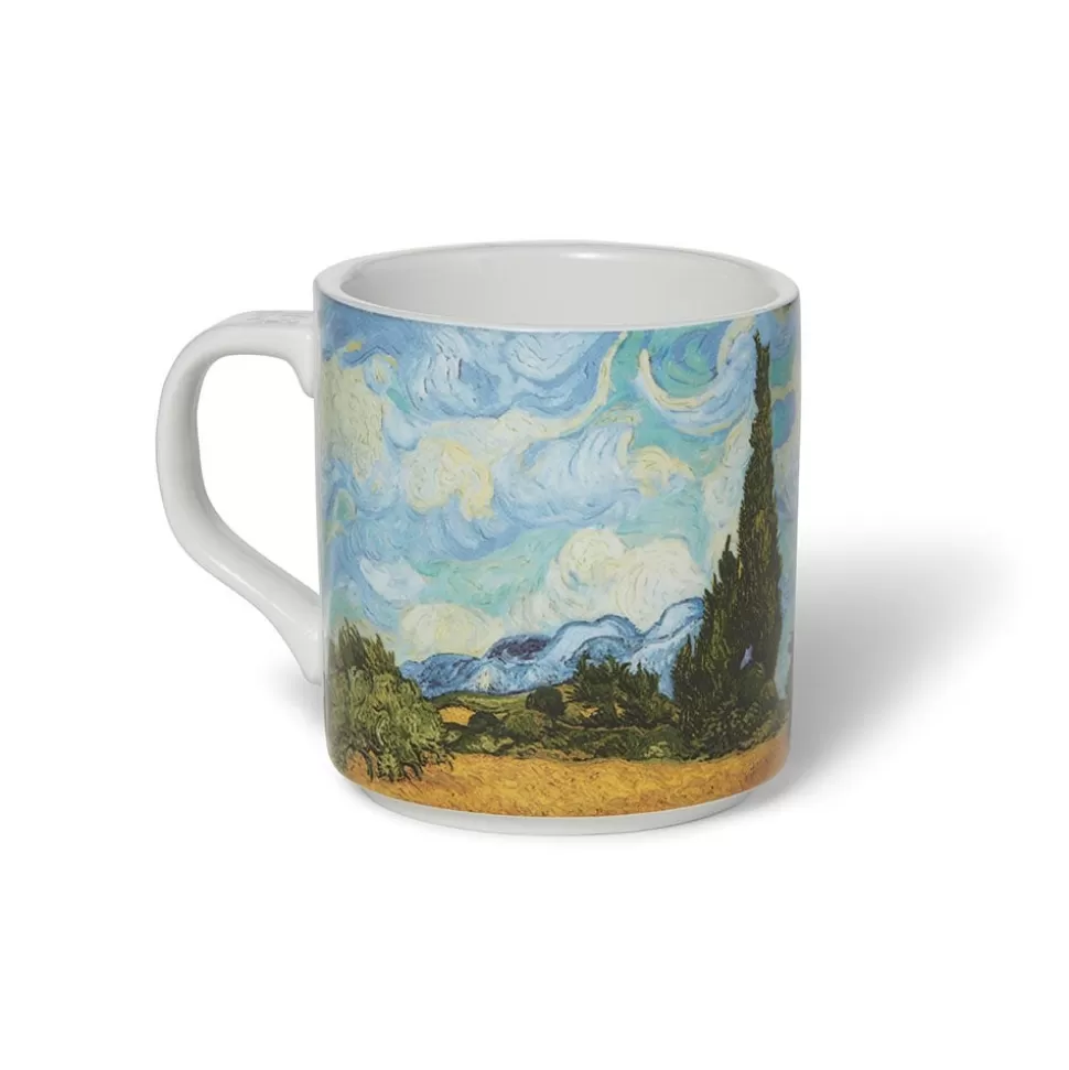 Tableware*The Met Store Van Gogh Wheat Field with Cypresses Mug