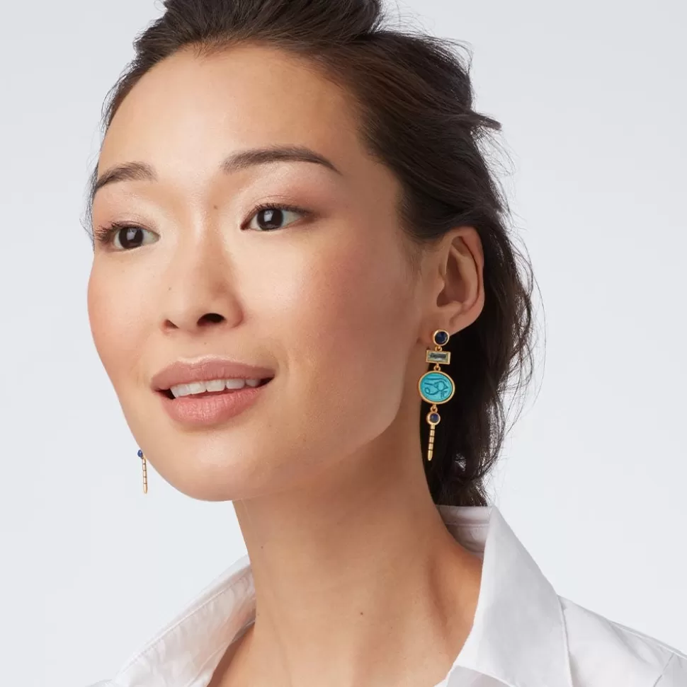 Earrings*The Met Store Wedjat Eye Scarab Drop Earrings