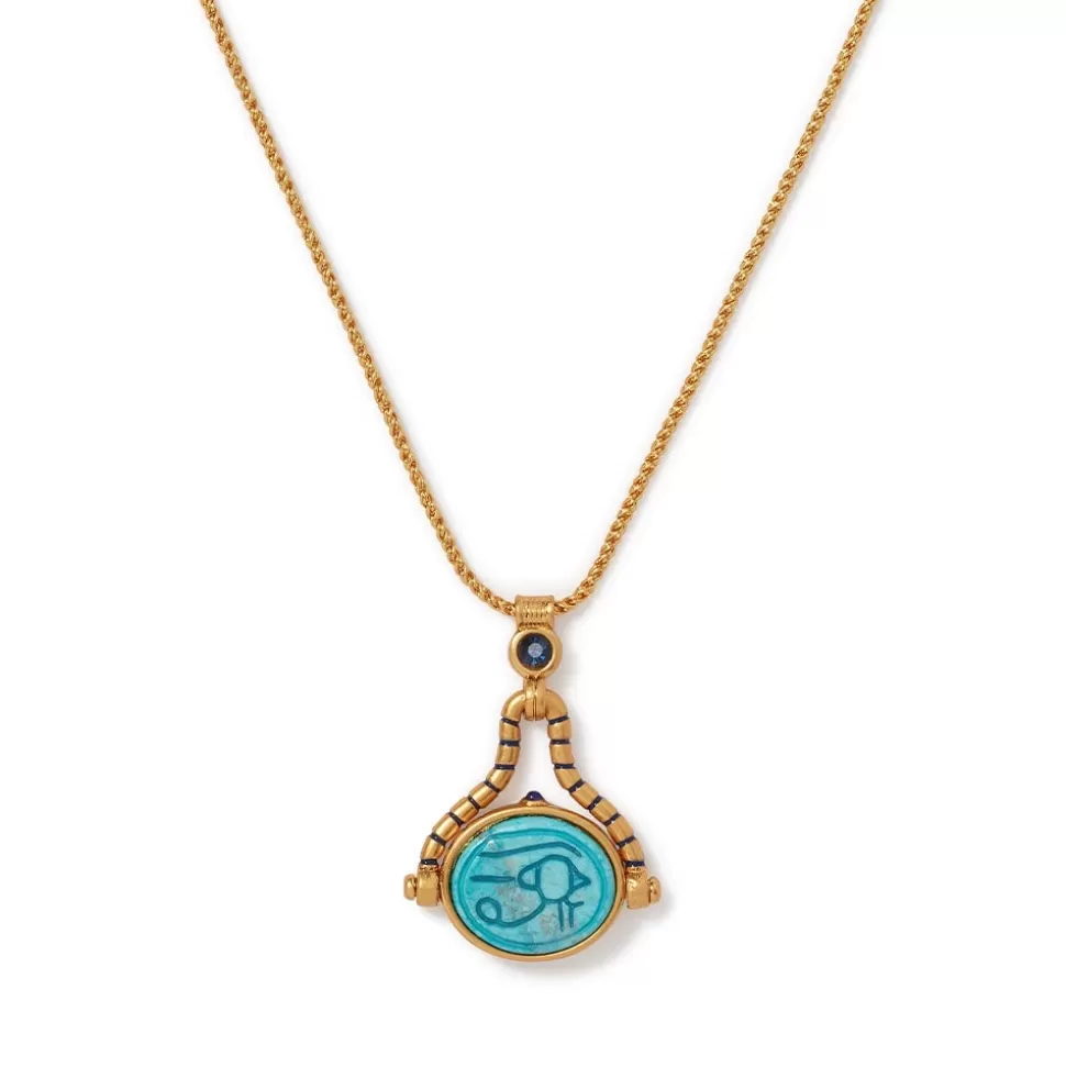 Necklaces*The Met Store Wedjat Eye Scarab Spinning Pendant Necklace