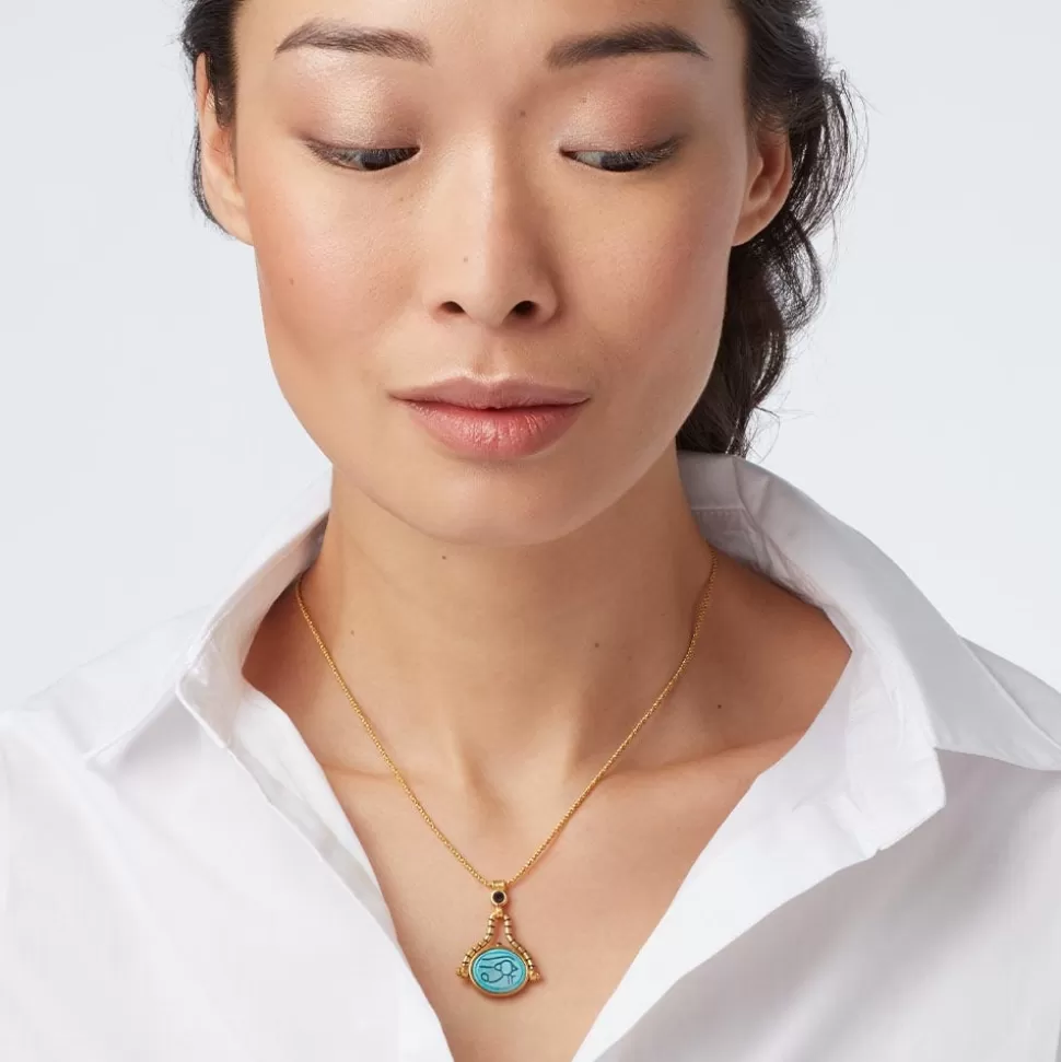 Necklaces*The Met Store Wedjat Eye Scarab Spinning Pendant Necklace