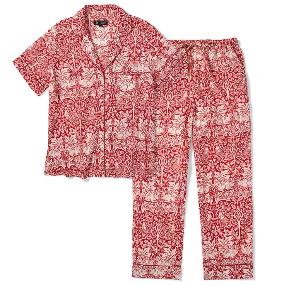 Clothing*The Met Store William Morris Brother Rabbit Women's Cotton Pajamas