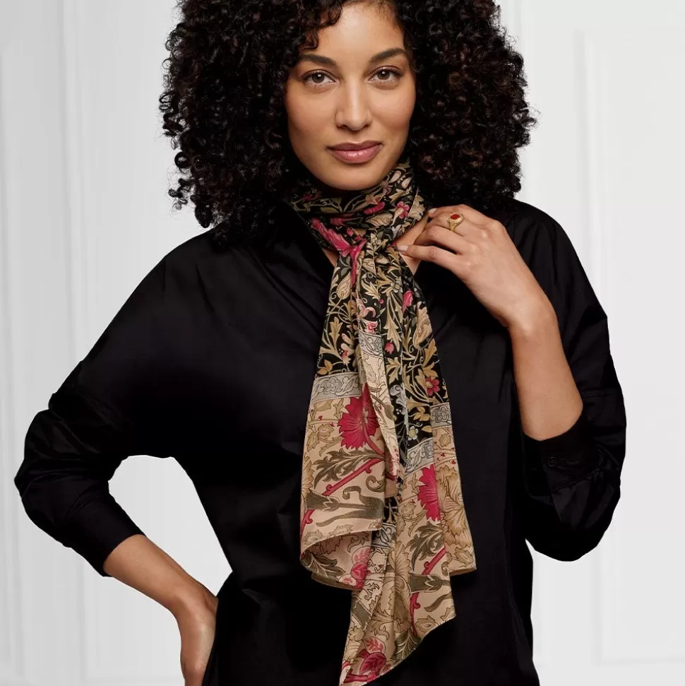 Scarves & Wraps*The Met Store William Morris Compton Oblong Silk Scarf