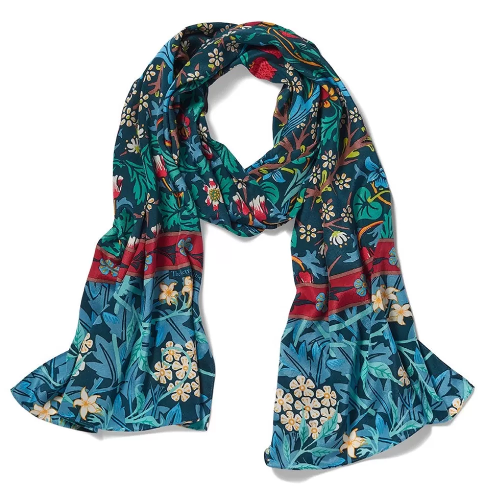 Scarves & Wraps*The Met Store William Morris Mixed Patterns Oblong Silk Scarf