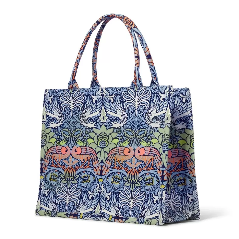 Bags*The Met Store William Morris Peacock and Dragon Oversize Structured Tote