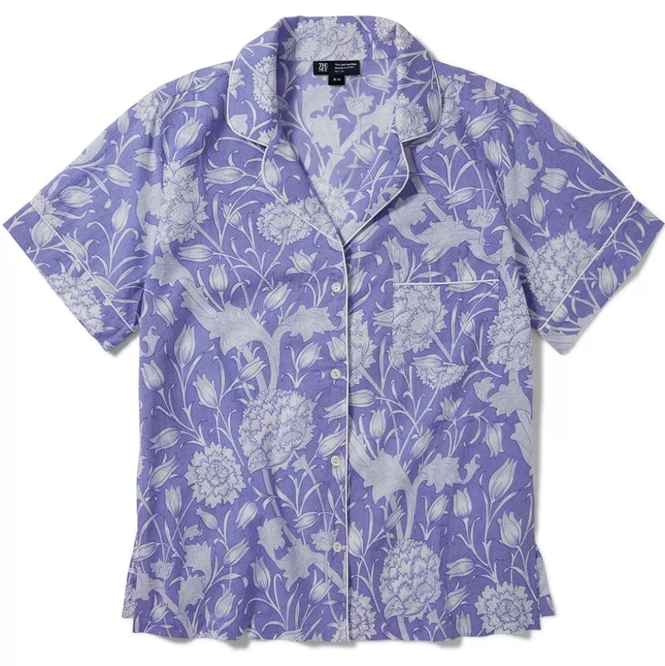 Clothing*The Met Store William Morris Wild Tulip Women's Cotton Pajamas